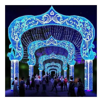 China Hot Selling Commercial Use Outdoor LED Decorative Lighting 3D Customized LED Pattern Light for sale