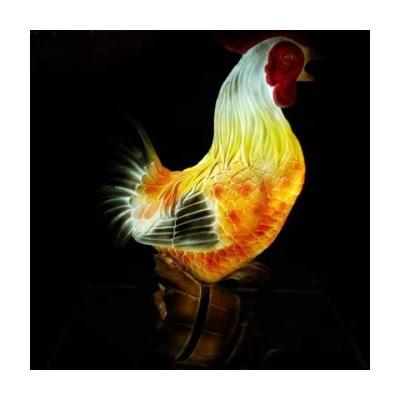 China Metal frame+ foam+ silicon rubber+ motor customized festivals chinese new year carnival decorations animal lanterns for sale for sale