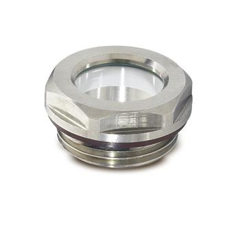 China Stainless Steel Male Threaded 3/4 Inch Stainless Steel Oil Level Sight Glass for sale