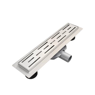 China V design makes quick drain linear shower drain bathroom rectangular floor drain with removable cover grate grate for shower bathroom for sale