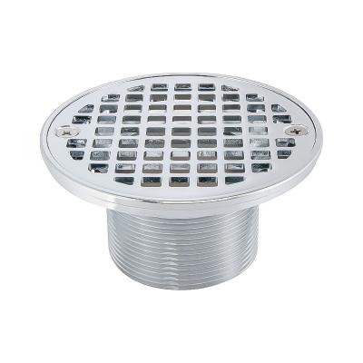 China F5006B Modern Round Stainless Steel Shower Insert Floor Drain With Square Grate for sale