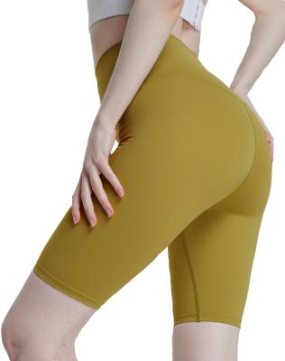 China Breathable Women's High Waist Tummy Control Butt Lift Summer Sports Activewear Seamless Yoga Shorts for sale