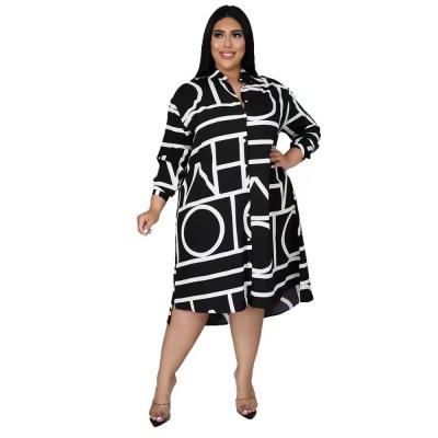 China Others Economic Custom Design Plus Size Shirts Women Fashion Comfortable Shirt Dresses for sale