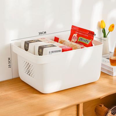 China Hot-selling Stackable Bedroom Plastic Storage Box Without Lid Storage Container For Kitchen Organizer for sale