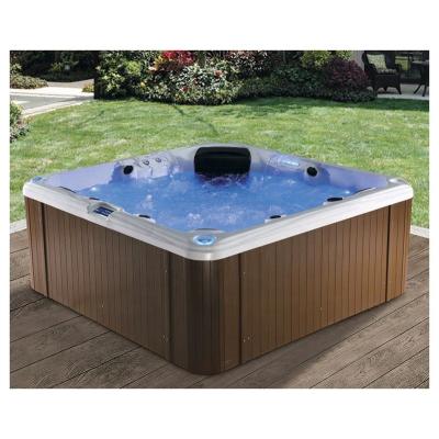 China Minimalist 5 Person Bathtub Modern Luxurious Acrylic Whirlpool Bathtub Acrylic Swimming Spas Hot Tubs Outdoor for sale