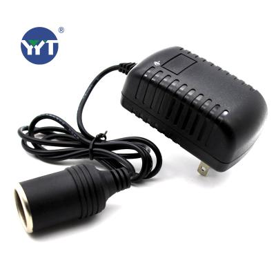 China AC to DC Converter 2A 24W Car Cigarette Lighter Socket 110-240V to 12V AC/DC Power Adapter 80*50*32mm for sale