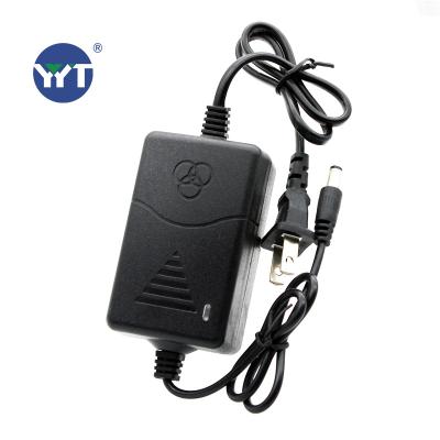 China CCTV Camera Led Strip Factory Power Adapter EU/UK/USA Plastic Housing Two Wire AC Plug 5.5*2.5/ DC Connector 12V 1A Power Adapter 5.5*2.1mm for sale