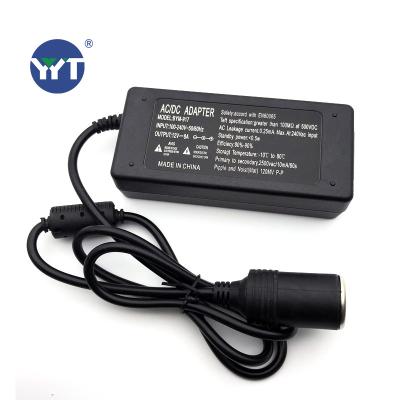 China Factory Supply 12V8A Car Cigarette Lighter 96W Inverter Direct Car To Home Adapter Car Power Converter 133*60*30mm for sale