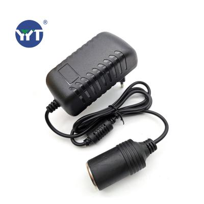 China CCTV Camera Led Strip Car Perfume Adapter 12V3A Cigarette Lighter Socket Travel Wall Charger Converter 36W power adapters for sale