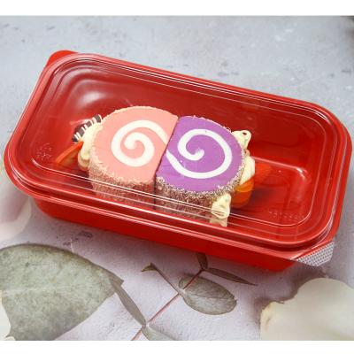 China Vacuum Formed Blister customized plastic cake container box for sale