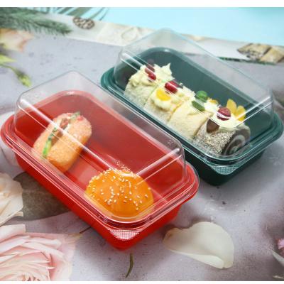 China customized PET plastic blister cake food container for sale