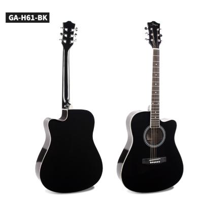 China Fir made in china cost effective wholesale price rise steel strings beginner acoustic guitar for sale