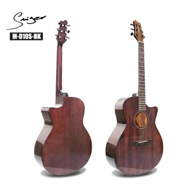 China Factory Price Economical Top Chinese Professional Custom Store Custom Shop Guitar Foreign Musical Instrument 41 Inch Solid Acoustic Guitar for sale