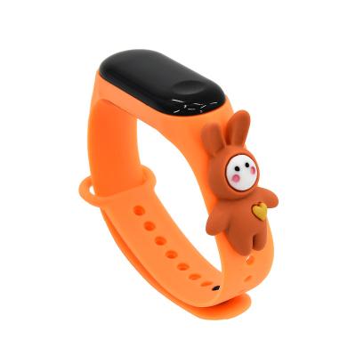 China Automatic Date Cartoon Kids Digital LED Display Electronic Watch Girls Boys Fashion Cute Wrist Watch Waterproof Children Led Watch for sale