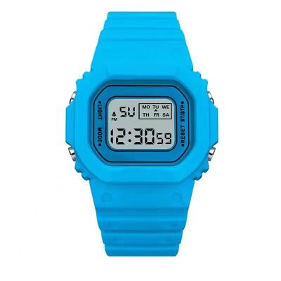 China Simple Watch Candy Color Quartz Watch Silicone University Style Central Institute of Statistics Electronic Sports Alarm Korean Version Watch for sale