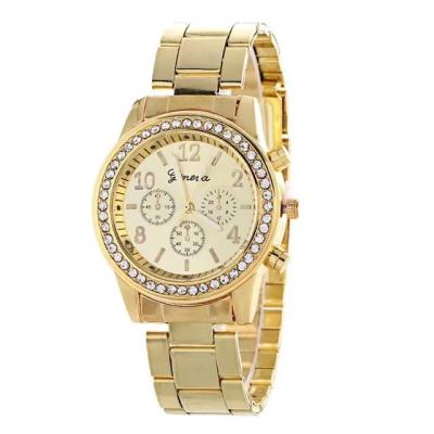 China Hot Sale Multi Color Geneva Stopwatch Diamond Watch Women Luxury Watches Men Wrist Watches for sale