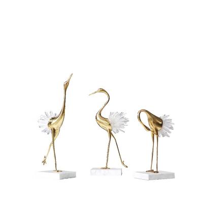 China Kinetic Folk Creative Animal Crafts Golden Home Metal Wall Decor Room Decor Gifts For Home Decor for sale