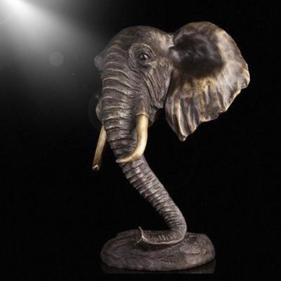 China China Quality Supplier of Bronze Head Sculpture Elephant Head Sculpture for sale