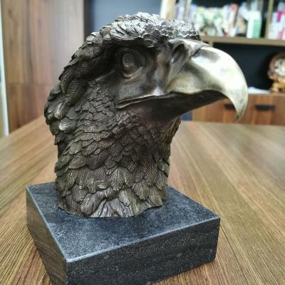 China China animal head bronze eagle statue for home decoration for sale