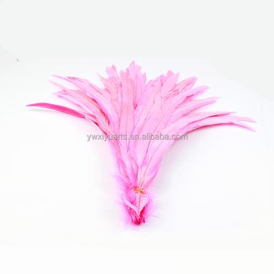 China Carnival Wholesale 20 Colors 10-18 inch Coque Tail Rooster Feathers for Carnival Clothing for sale