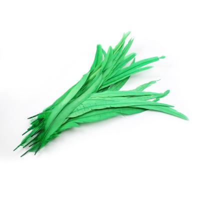 China Carnival Wholesale Feather Crafts Supplier Rooster Tail Feathers for Decorations for sale