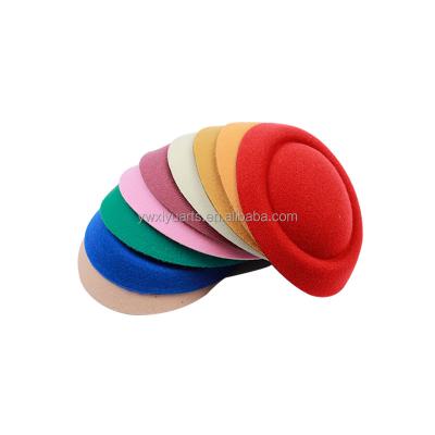 China Casual Wholesale Cheap Fashion Millinery Hat Base Wool Stewardess Fascinator Hat Base for sale