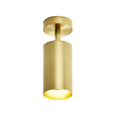 China Coastal simple gold ceiling spotlight mudroom living room background wall led aisle ceiling exposed wall lamp for sale