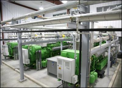 China 500Kw - 4Mw Landfill Gas Power Plant , Renewable Energy Sources Electric Plant for sale