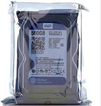 China Western Digital (WD) blue plate 500G 7200 rpm 32M SATA3 desktop hard drive (WD5000AZLX) for sale