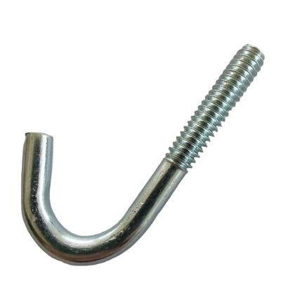 China YZ-B002 Wholesale Carbon Steel Galvanized Roofing J Hook Bolt With Nut Gasket for sale