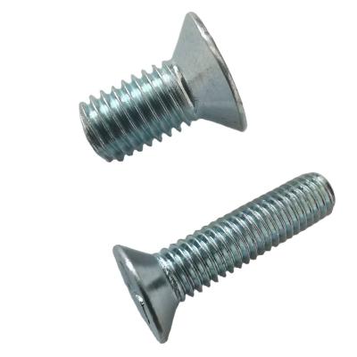 China Wholesale Steel White Galvanized Cross Recessed Countersunk Head Screws DIN965 parafuso tornillo perno for sale