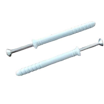 China YZ-A001 NYLON Hammer Fastening Nylon Anchor With Stainless Steel Nail Screw 8*80 for sale