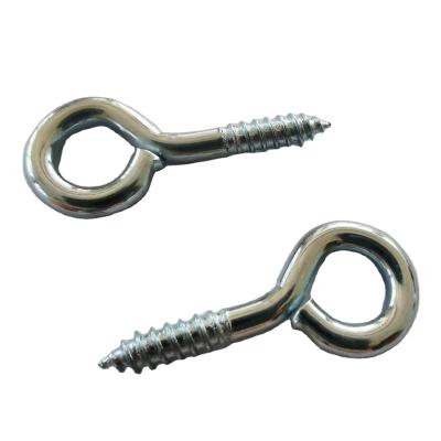 China YZ-O003 Reasonable Price Round Zinc Type Steel Hook Eye Screw for sale