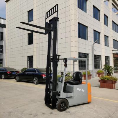 China Camión eléctrico de montacargas eléctricos de 3 ruedas KAD 500 mm Camión eléctrico Walkie Pallet en venta