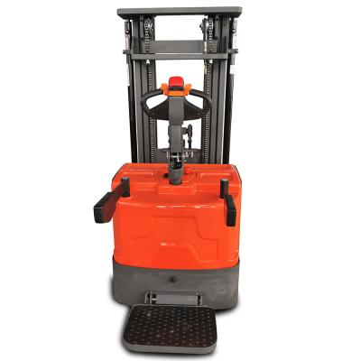 China 1.5ton 1500kg 4500m 4.5ton electric stacker forklift wit EPS steering CE factory price for sale