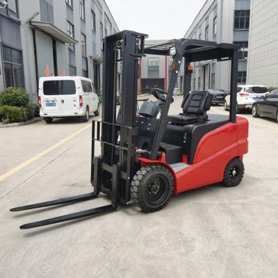 China Economic four wheel Electric forklift 1.5ton 2ton 3ton Electric forklift truck with high quality for sale