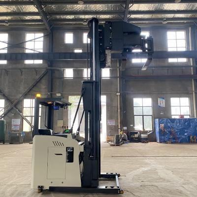 Cina 1500kg 2000kg Tre-direzione stacker carrello elettrico 5m 6m VNA tutti elettrici idraulici pallet Forward carrelli elevatori in vendita