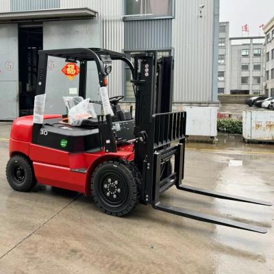 China Diesel-Forklift 3 m 3,5 m 5,5 m Aufzugshöhe Diesel-Forklift mit Seitenverschiebung zu verkaufen