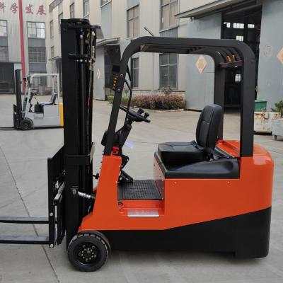 China Compact 3 Wheel Electric Forklift 1.0 Ton 1.5 Ton  Portable Electric Forklift for sale