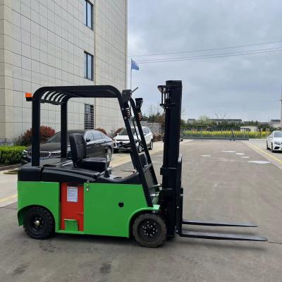 China 2 Ton 2.5 Ton 4 Wheel Electric Forklift Warehouse Electric Portable Forklift With Side Shift for sale