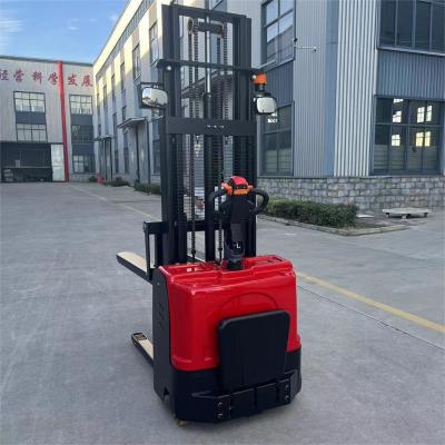 China 1500 Kg 1.5t 3000mm 3m 3.5m Lightweight Electric Pallet Stacker Load Small Tonnage Forklift for sale