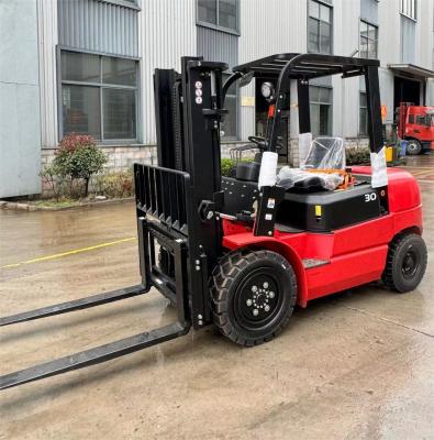 China 7716lb 9920lb 19ft Diesel-Forklift mit Seitenverschiebung mit CE-Zertifikat zu verkaufen