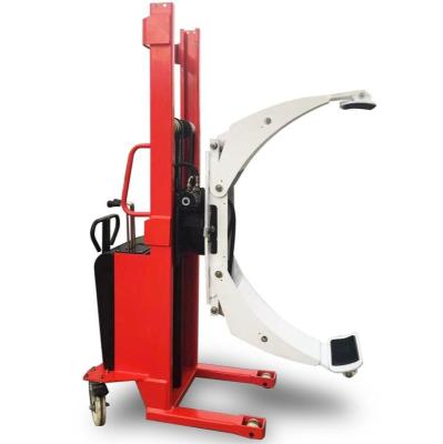 China 500kg 1600mm Clamp Semi Electric Stacker Rotated 360 Degree For Textile Industry for sale