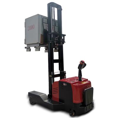 China Fully Electric Omni-Directional Stackers  All Direction Reach Stacker 1000kg 2000kg for sale