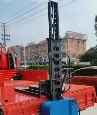 China 500kg 1500kg Semi Electric Portable Stacker Automatic Stacker Forklift for van use en venta