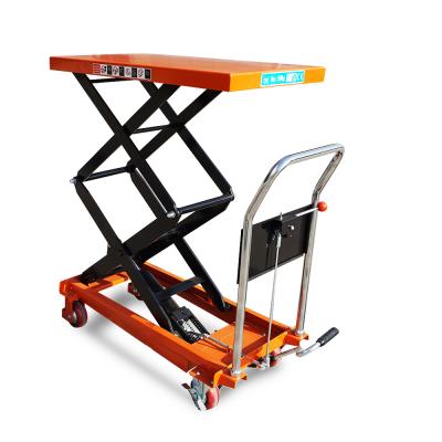 China PT1000A Capacidad de carga 1000 kg 1 tonelada Pedal hidráulico plataforma de elevación manual en venta