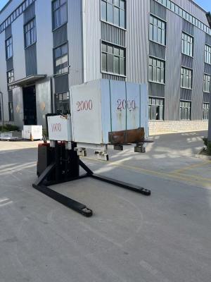 China 3tons 3000kg Heavy Duty Standing On Full Electric Stacker for sale