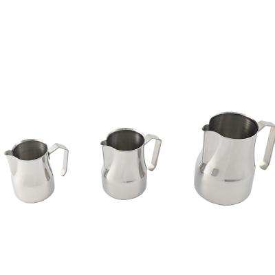 China Highly Polished Traditional Hot Sale 18/8 Stainless Steel Measuring Milk Pitcher Jug Set for sale