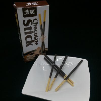 China Natural Chocolate Coating Cookies Stick Candy Chocolate Cookie Stick for sale