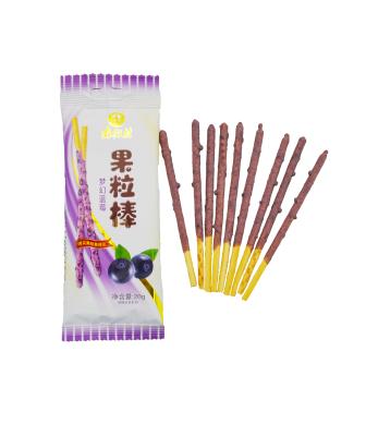 China OEM Factory Low Fat Chinese Cookie Stick Fruit Blueberry Nut Bar for sale